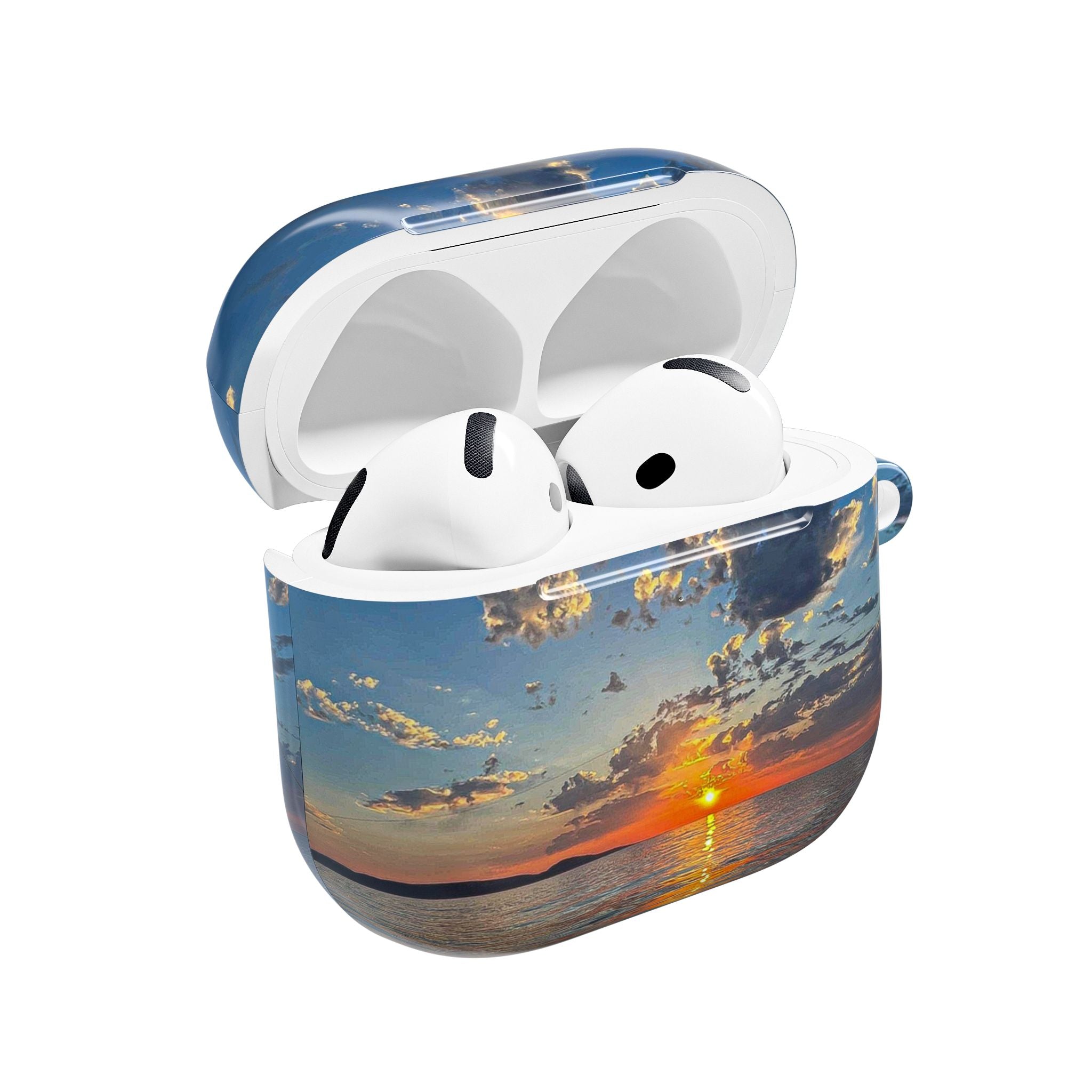 Sunset Ocean AirPods Case — Beach Vibes Protective Charging Case
