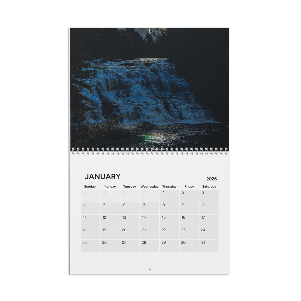 2026 Scenic Wall Calendar – Landscapes & Sunsets Monthly Planner