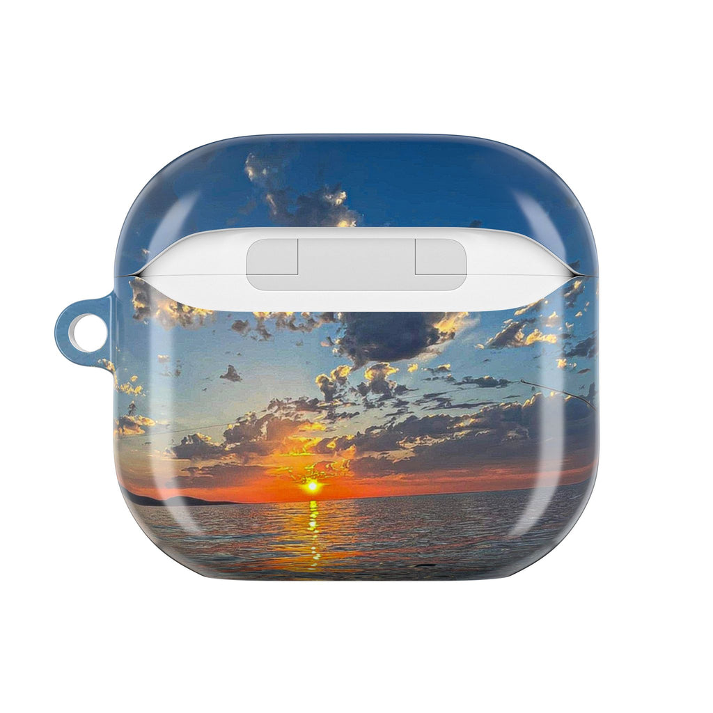 Sunset Ocean AirPods Case — Beach Vibes Protective Charging Case
